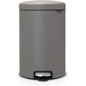 Brabantia Cubo De Basura Newicon 20l Mineral Concrete Grey One Size Brabantia Cubo De Basura Newicon 20l Mineral Concrete Grey One Size