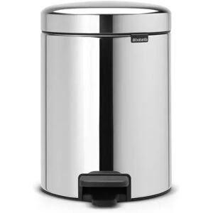 Brabantia Cubo De Basura Newicon 5l Brilliant Steel One Size Brabantia Cubo De Basura Newicon 5l Brilliant Steel One Size
