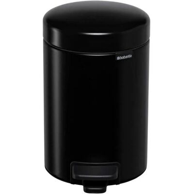 Brabantia Papelera Newicon 3l Matt Black One Size Brabantia Papelera Newicon 3l Matt Black One Size