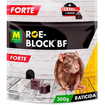 Masso Veneno Para Ratas Block Forte 300gr Multicolor One Size Masso Veneno Para Ratas Block Forte 300gr Multicolor One Size
