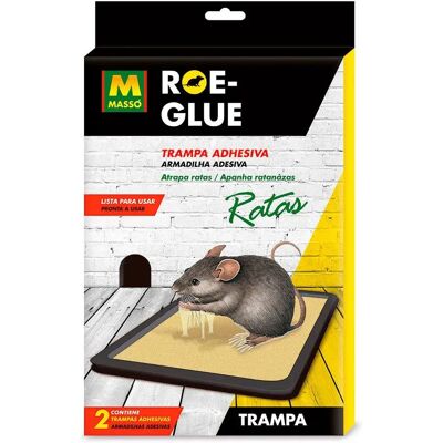 Masso Trampa Para Ratones Adhesiva Roe-glue 231556 2 Unidades White One Size Masso Trampa Para Ratones Adhesiva Roe-glue 231556 2 Unidades White One Size