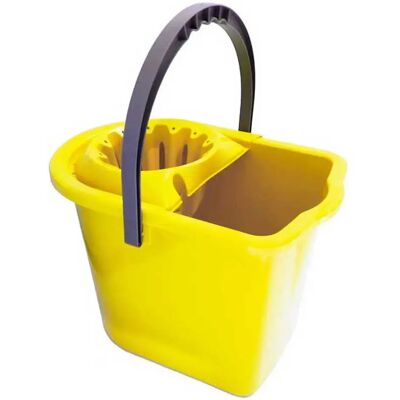 Denox Cubo De La Fregona 23070.102 14l Yellow One Size Denox Cubo De La Fregona 23070.102 14l Yellow One Size