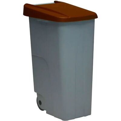 Denox Contenedor Con Ruedas 23440.839 85l Brown One Size Denox Contenedor Con Ruedas 23440.839 85l Brown One Size