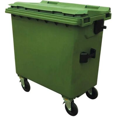 Denox Contenedor Con Ruedas 23900.553 800l Green One Size Denox Contenedor Con Ruedas 23900.553 800l Green One Size