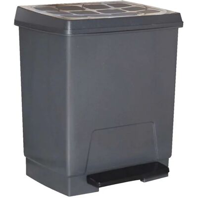 Denox Papelera Pedalbin 23l Grey One Size Denox Papelera Pedalbin 23l Grey One Size