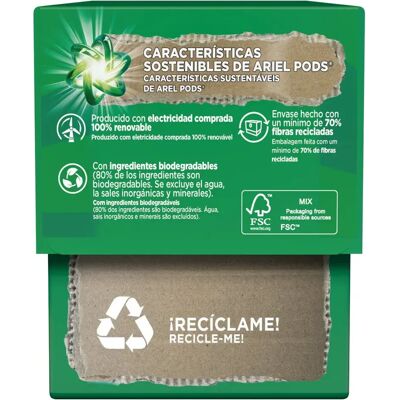 Ariel Cápsulas De Detergente Para Lavavajillas Regular 33 Lavados Multicolor One Size Ariel Cápsulas De Detergente Para Lavavajillas Regular 33 Lavados Multicolor One Size