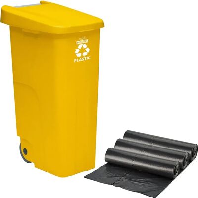 Wellhome Papelera De Reciclaje 110l Blue One Size Wellhome Papelera De Reciclaje 110l Blue One Size