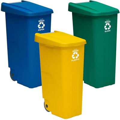 Wellhome Papelera De Reciclaje 330l Pk3587 3 Unidades Multicolor One Size Wellhome Papelera De Reciclaje 330l Pk3587 3 Unidades Multicolor One Size