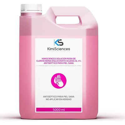 Kimipharma Desinfectante Limpiador Clorhexidina 4% 5l Pink One Size Kimipharma Desinfectante Limpiador Clorhexidina 4% 5l Pink One Size