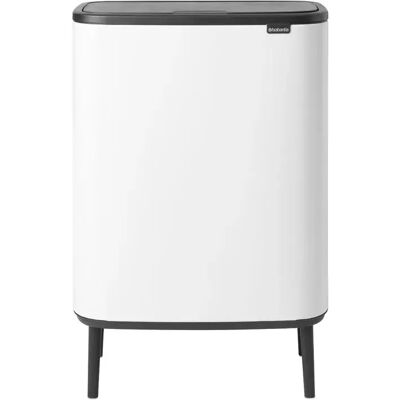 Brabantia Cubo De Basura Bo Touch Hi 2 Piezas White One Size Brabantia Cubo De Basura Bo Touch Hi 2 Piezas White One Size