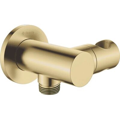 Deante Nac_r57k Conector Redondo Acodado Con Soporte Para Teleducha Chrome One Size Deante Nac_r57k Conector Redondo Acodado Con Soporte Para Teleducha Chrome One Size