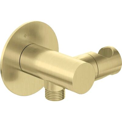 Deante Nqs_r57k Conector Angular Redondo Con Soporte Para Teleducha Chrome One Size Deante Nqs_r57k Conector Angular Redondo Con Soporte Para Teleducha Chrome One Size