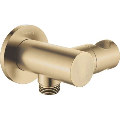 Deante Conector Acodado Redondo Con Soporte Para El Auricular Brown One Size Deante Conector Acodado Redondo Con Soporte Para El Auricular Brown One Size