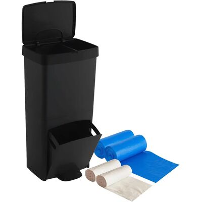 Wellhome Cubo De Basura 76 Cm 70l Black One Size Wellhome Cubo De Basura 76 Cm 70l Black One Size
