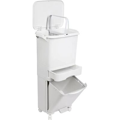 Wellhome - TripleComp42L - TripleComp - 42L - Tacho de basura Wellhome - TripleComp42L - TripleComp - 42L - Tacho de basura