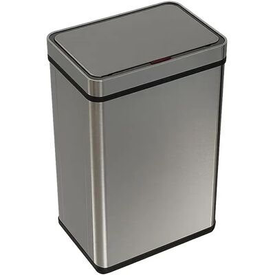 Wellhome Cubo De Basura 50l Metallic One Size Wellhome Cubo De Basura 50l Metallic One Size