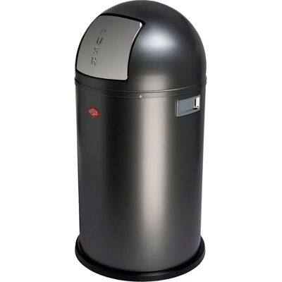 Contenedor de basura Wesco Pushboy 50L gris mate Contenedor de basura Wesco Pushboy 50L gris mate