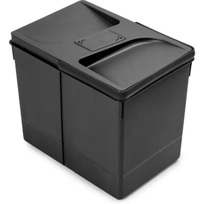 Emuca Cubo De Basura 8259317 15l Black One Size Emuca Cubo De Basura 8259317 15l Black One Size
