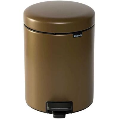 Brabantia Papelera De Reciclaje Newicon 5 L Gold One Size Brabantia Papelera De Reciclaje Newicon 5 L Gold One Size