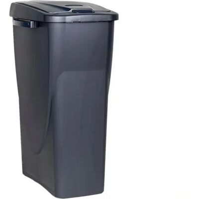 Cofan Cubo De Basura 25l 21.5x36x51 Cm Grey One Size Cofan Cubo De Basura 25l 21.5x36x51 Cm Grey One Size