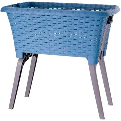Basics Cesta De Ropa Con Patas Plegables Surtido Assorted 60 x 40 x 57 cm Basics Cesta De Ropa Con Patas Plegables Surtido Assorted 60 x 40 x 57 cm