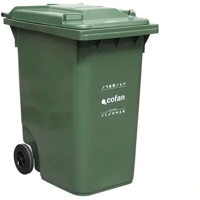 Cofan Contenedor De Basura 360l Green One Size Cofan Contenedor De Basura 360l Green One Size