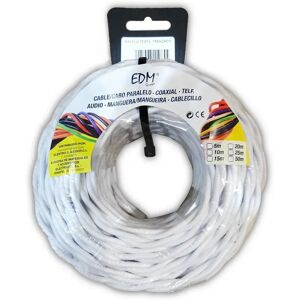 Cable EDM Blanco 2x2,5mm - 5m - Cables Eléctricos Cable EDM Blanco 2x2,5mm - 5m - Cables Eléctricos