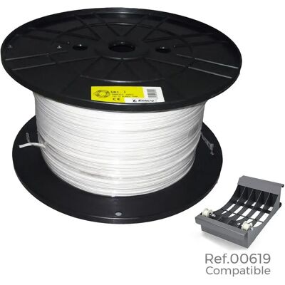 Edm Rollo De Cable Multiconductor 3x1 Mm 300 M White One Size Edm Rollo De Cable Multiconductor 3x1 Mm 300 M White One Size