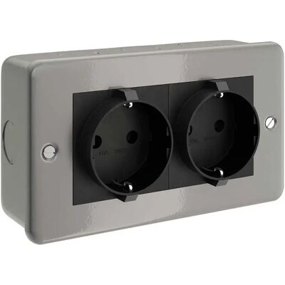 Creative Ctbox-2ger Caja De Pared 2 Tomas Grey EU Plug Creative Ctbox-2ger Caja De Pared 2 Tomas Grey EU Plug