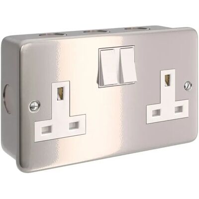 Creative Ctbox-2uk Caja De Pared 2 Tomas Grey UK Plug Creative Ctbox-2uk Caja De Pared 2 Tomas Grey UK Plug