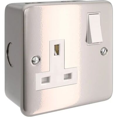 Creative Ctbox-uk Caja De Pared 1 Toma Grey UK Plug Creative Ctbox-uk Caja De Pared 1 Toma Grey UK Plug