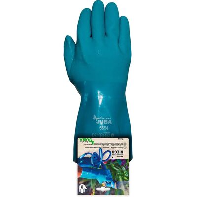 Edm Guantes De Trabajo Pvc Garden Irrigation Blue 8 Edm Guantes De Trabajo Pvc Garden Irrigation Blue 8