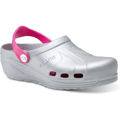 Feliz Caminar Zuecos Asana Silver / Fuxia EU 36 Feliz Caminar Zuecos Asana Silver / Fuxia EU 36