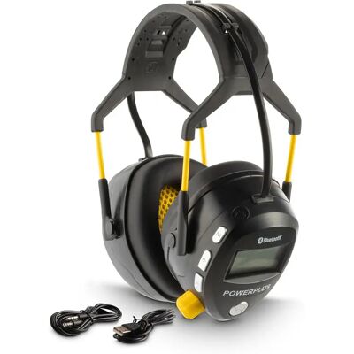 Powerplus Auriculares Protectores Auditivos Black One Size Powerplus Auriculares Protectores Auditivos Black One Size