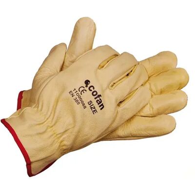 Cofan Guantes De Trabajo 11000088-blister 12 Unidades Yellow / Red 9 Cofan Guantes De Trabajo 11000088-blister 12 Unidades Yellow / Red 9