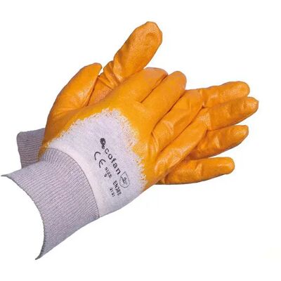 Cofan Guantes De Trabajo 11000094-blister 12 Unidades White / Yellow 8 Cofan Guantes De Trabajo 11000094-blister 12 Unidades White / Yellow 8
