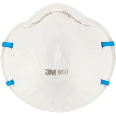 3M Mascarilla De Seguridad 8810 Ffp2 3 Unidades White One Size 3M Mascarilla De Seguridad 8810 Ffp2 3 Unidades White One Size