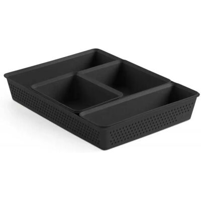 Tatay Organizador De Baño Bohol Slim + A6 + A5 + A4 4 Piezas Black One Size Tatay Organizador De Baño Bohol Slim + A6 + A5 + A4 4 Piezas Black One Size