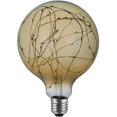 Creative Bombilla Led Globo Dl700683 Thousand Lights G125 E27 2w 40 Lumens 2000k Clear / Gold One Size Creative Bombilla Led Globo Dl700683 Thousand Lights G125 E27 2w 40 Lumens 2000k Clear / Gold One Size