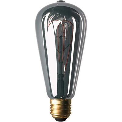 Creative Bombilla Led De Filamento Dl700181 Edison St64 Double Loop E27 5w 150 Lumens 2000k Clear / Grey One Size Creative Bombilla Led De Filamento Dl700181 Edison St64 Double Loop E27 5w 150 Lumens 2000k Clear / Grey One Size