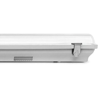 Matel Pantalla Directa Impermeable Para 2 Tubos Led 120 Cm 18w Grey One Size Matel Pantalla Directa Impermeable Para 2 Tubos Led 120 Cm 18w Grey One Size
