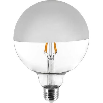 Creative Bombilla Led Globo Tattoo Pio Ii G125 4.5w 470lm E27 2700k Dim Silver / Clear One Size Creative Bombilla Led Globo Tattoo Pio Ii G125 4.5w 470lm E27 2700k Dim Silver / Clear One Size