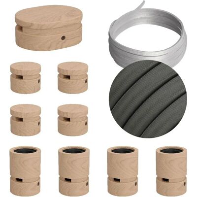 Creative Kit De Iluminación Symmetric Filé System Cm03 5 M 9 Unidades Brown / Grey One Size Creative Kit De Iluminación Symmetric Filé System Cm03 5 M 9 Unidades Brown / Grey One Size