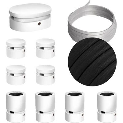 Creative Kit De Iluminación Symmetric Filé System Cm04 5 M 9 Unidades White / Black One Size Creative Kit De Iluminación Symmetric Filé System Cm04 5 M 9 Unidades White / Black One Size