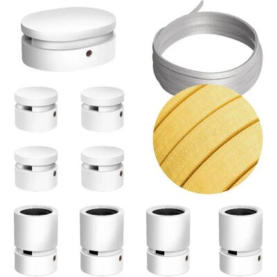Creative Kit De Iluminación Symmetric Filé System Cm10 5 M 9 Unidades White / Yellow One Size Creative Kit De Iluminación Symmetric Filé System Cm10 5 M 9 Unidades White / Yellow One Size