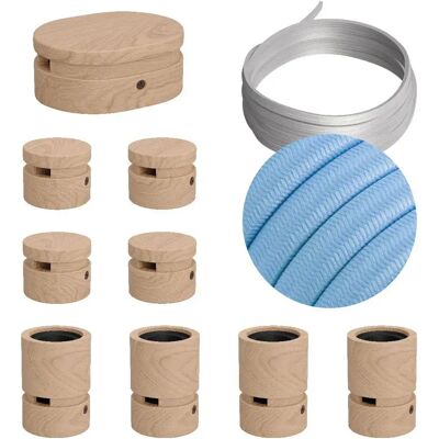 Creative Kit De Iluminación Symmetric Filé System Cm17 5 M 9 Unidades Brown / Light Blue One Size Creative Kit De Iluminación Symmetric Filé System Cm17 5 M 9 Unidades Brown / Light Blue One Size