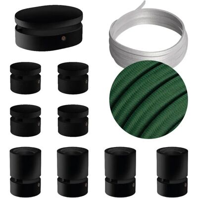 Creative Kit De Iluminación Symmetric Filé System Cm21 5 M 9 Unidades Black / Dark Green One Size Creative Kit De Iluminación Symmetric Filé System Cm21 5 M 9 Unidades Black / Dark Green One Size