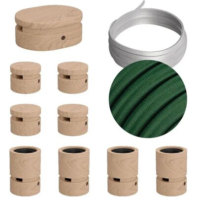 Creative Kit De Iluminación Symmetric Filé System Cm21 5 M 9 Unidades Brown / Dark Green One Size Creative Kit De Iluminación Symmetric Filé System Cm21 5 M 9 Unidades Brown / Dark Green One Size