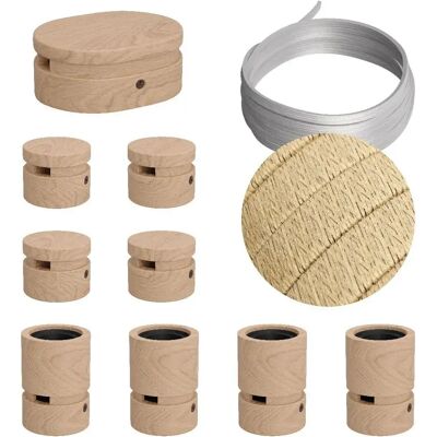 Creative Kit De Iluminación Symmetric Filé System Cn06 5 M 9 Unidades Brown / Beige One Size Creative Kit De Iluminación Symmetric Filé System Cn06 5 M 9 Unidades Brown / Beige One Size