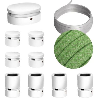 Creative Kit De Iluminación Symmetric Filé System Cx08 5 M 9 Unidades White / Bronte One Size Creative Kit De Iluminación Symmetric Filé System Cx08 5 M 9 Unidades White / Bronte One Size